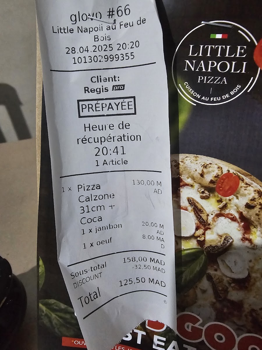 Menu Little Napoli Marrakech-5