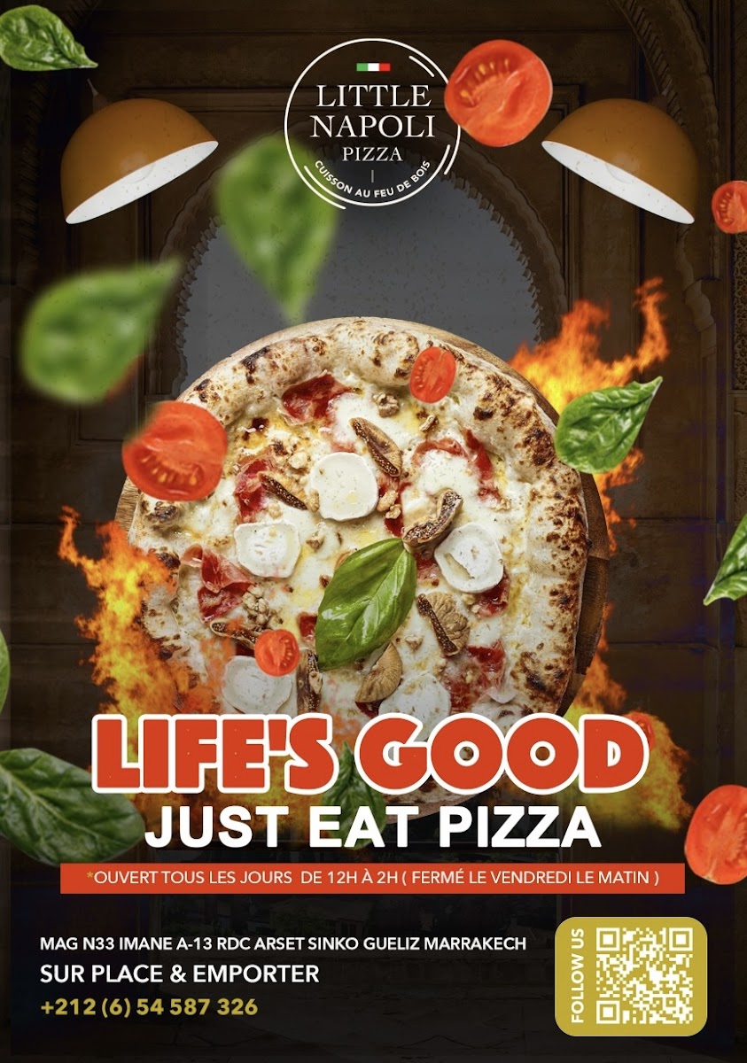 Menu Little Napoli Marrakech-6